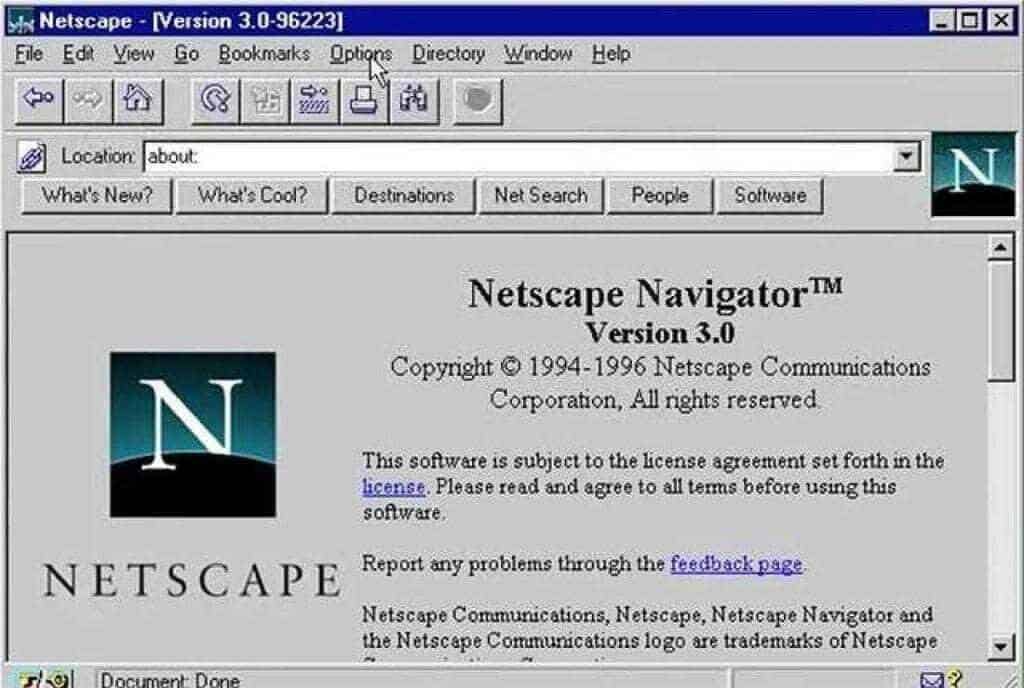 Netscape Navigator 3.0